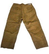 Vintage 1960s Black Sheep Canvas Pants 36x28 Distressed Made In USA Workwear