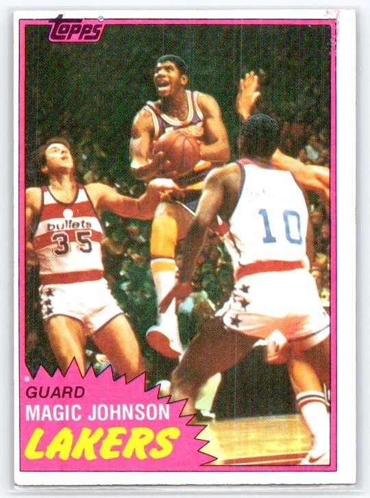 1981-82 Topps Magic Johnson #21
