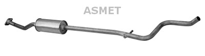 ASMET 09.062 Centre Muffler for CITROËN