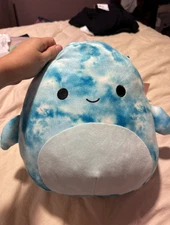Danika the Blue Crinkle Tie-Dye Dolphin Squishmallow 11" inches plush 