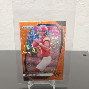 🔥 2024 Panini Prizm Jayden Daniels #347 Disco Prizm Rookie – Raw SSP