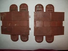 Original vintage Marx Battleground playsets WW2 pontoon bridge, swirled colors