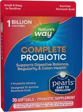 Nature's Way Complete Probiotic Pearls, Supports 30 Count (Pack of 1) 