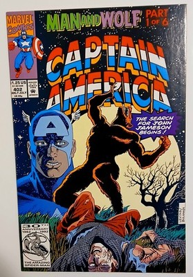 Captain America #402 Vol. 1 1992 Marvel Comics