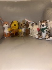 Vintage Lot Of 7 Dog Plush G4
