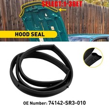 For Honda Civic Eg Eh 92-95 Front Hood Rubber Seal Weatherstrip To Radiator 1-3x