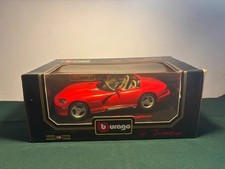 Dodge Viper RT/10 1993 Rossa 1:18 Bburago come nuova