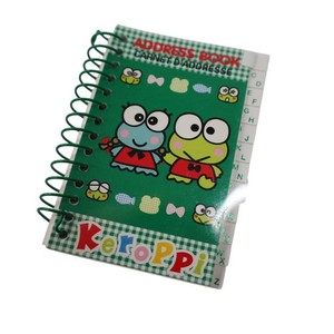 Vintage 2000 Sanrio Kerokero Keroppi Character Address Book