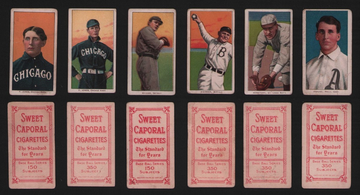 sweet caporal cigarettes cards 1909-11 T206 SET BREAK