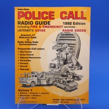 Radio Shack Police Call Radio Guide 1992 Ed. Vol 7 Fire Emergency Communication