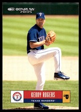 Kenny Rogers 2005 Donruss #358 Texas Rangers MLB READ FREE SHIPPING AutographDen