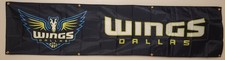 Dallas Wings WNBA Huge 2x8 Foot Banner Flag With Metal Grommets