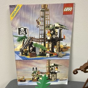LEGO Forbidden Island 6270 Pirates Complete Set lid & Instructions Vintage 1989