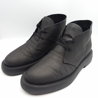 Clarks Originals Mileno Desert Mens Size 10 Black Leather Chukka Boots EU43