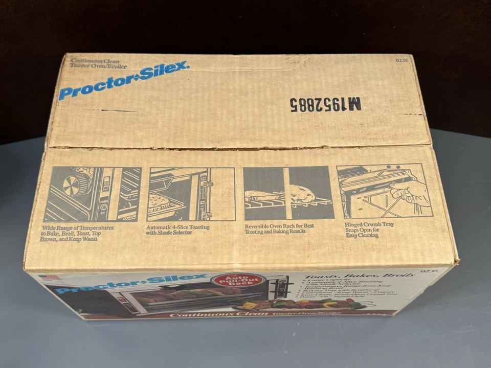 Horno tostador Proctor Silex vintage 0235 nuevo sellado Foto 3 de 4