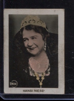 Hansi Niese Vintage Movie Film Star Cigarette Trading Card Orami Dresden