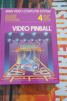 Video Pinball (1982) ATARI VCS 2600 (Modul, Box) classic 8-bit CX2648