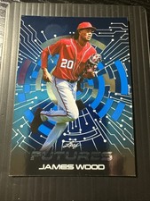 🔥JAMES WOOD (RC) - 2024 Leaf Futures Future Foil Blue /199 #FF-20 Nationals