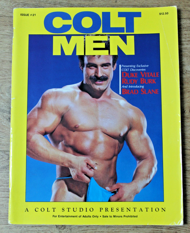 Vintage 1989 COLT STUDIO Jim French COLT MEN Magazine #21 Gay Mag. Playgirl-Like