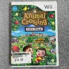 Nintendo Animal Crossing City Folk Wii Game White Life Simulation CIB