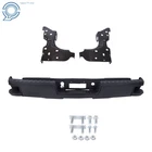 Black Rear Step Bumper Assembly For Chevy Silverado Sierra 1500 2014 2015-2018