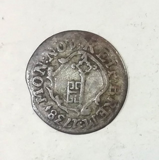 Silber Münze Freie und Hansestadt Bremen 1 Groten 1738 !!!!!!!!!!!!