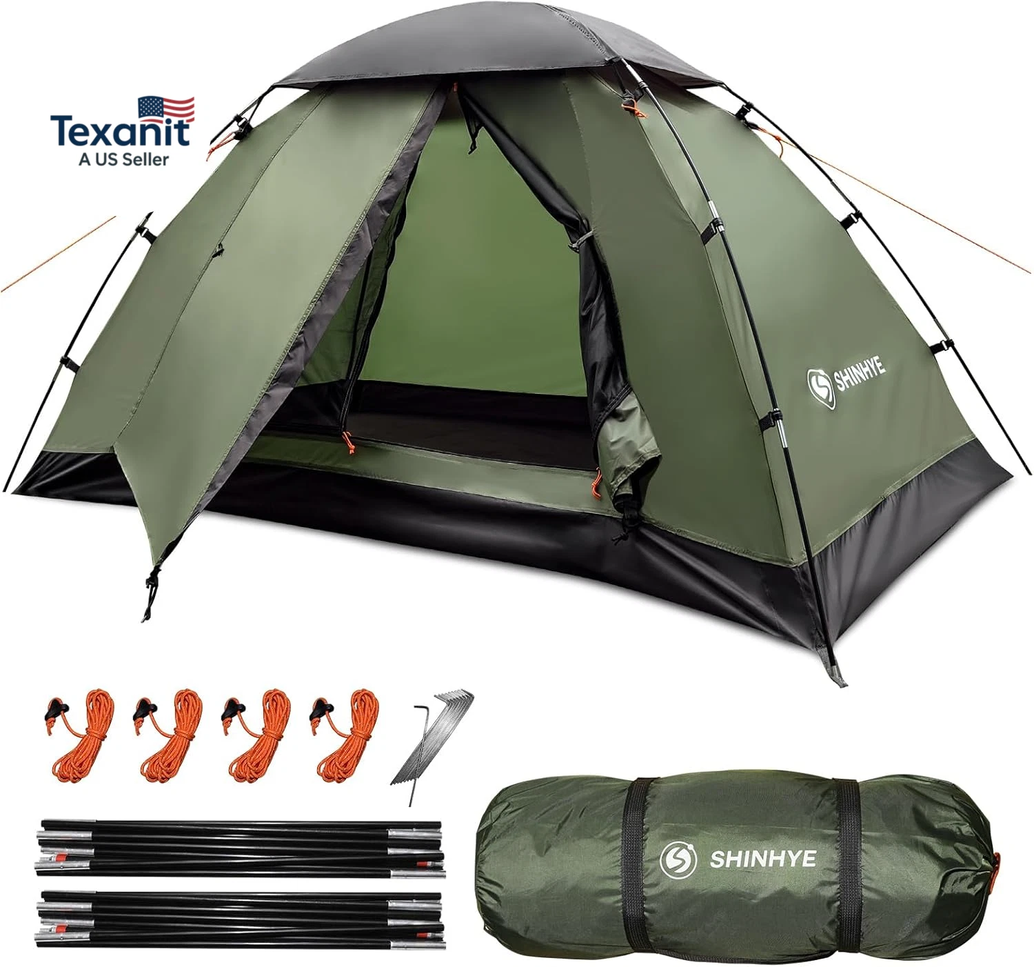 Backpacking Tent for Camping 1-5 Person Hiking Ultralight Tent for Waterproof Wi