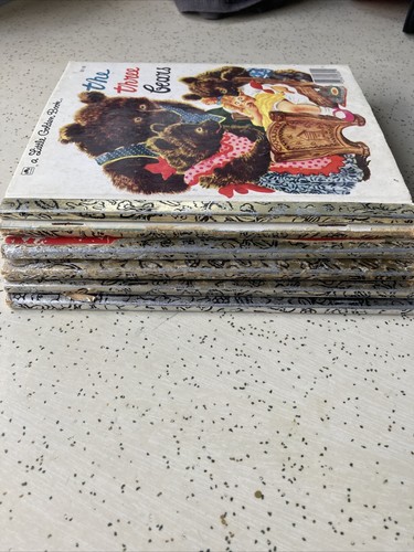 Lot Of 6 Little Golden Books Mickey 1981 Donald 1974 Alice Big Bird Baby Bears - Picture 3 of 11