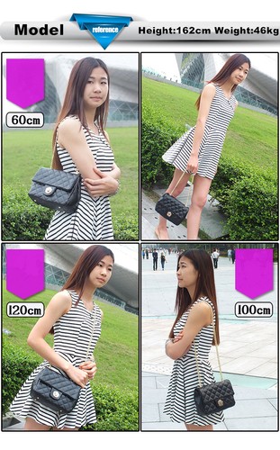 Handtasche Kette Riemen Gold Griff Schulter Crossbody Handtasche Metall Ersatztasche - Bild 6 von 19