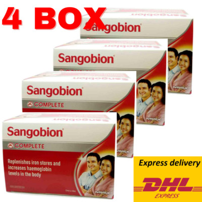 New Sangobion Iron Supplement & Help Increase Haemoglobin 400 Capsules -Fast DHL