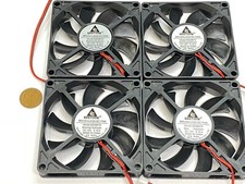 4 X Computer Fan 12V 8015 2Pin 80mm x 15mm cpu Axial 8mm DC box Cooling 2wire