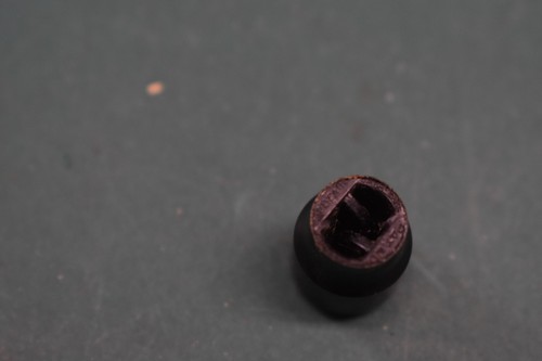 Daka Ware Round Black Switch Tip Knob for Fender Telecasters Plus Other Testers - 第 3/4 張圖片