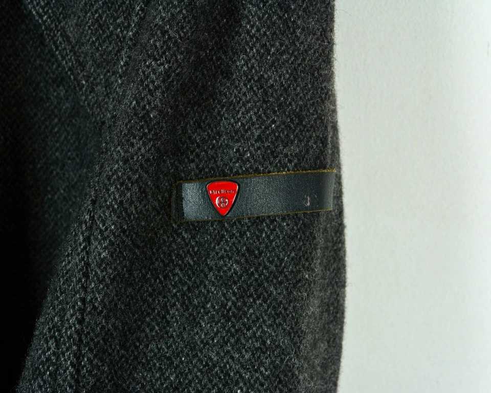 Abrigo STRELLSON Para Hombres Reino Unido 40 EE. UU. Lana Virgen Guisante Formal Gris Chaqueta Top UE 50 M Foto 3 de 4