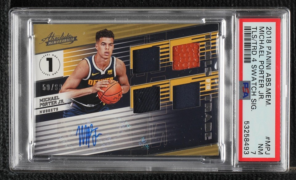2018-19 Panini Absolute Memorabilia - Michael Porter Jr. #T4-MPJ - 1 of 2