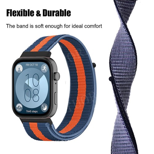 Nylon Loop Strap For Huawei Watch Fit 3/Fit 4/4Pro Breathable Bracelet Wristband - Picture 4 of 53