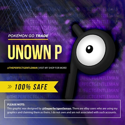Unown P Pokemon #201 GO