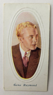 1936 Godfrey Phillips Screen Stars Embossed Series A #48 Gene Raymond (A)