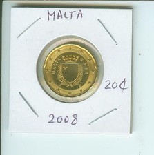 2008 MALTA 20€-Cents  20-€-Cents 20 Euro-Cents Coin  !!
