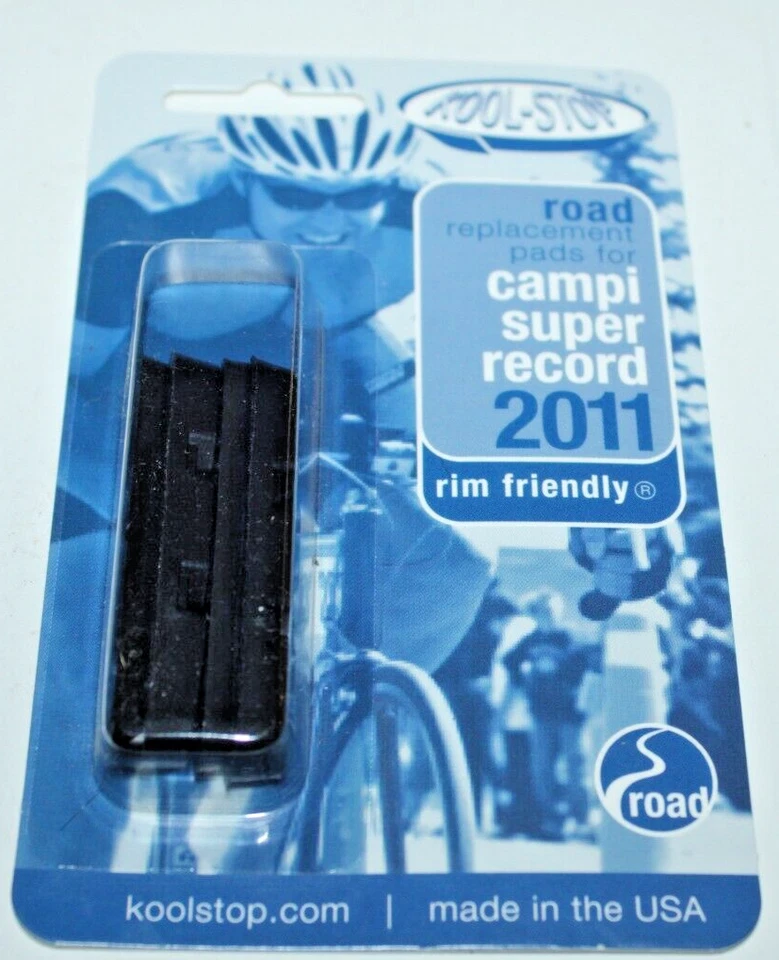 Juego de pastillas de freno Kool-Stop Campagnolo Super Record 2011 50 mm Campy envío gratuito a EE. UU. Foto 2 de 4