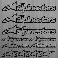 alpinestars sticker decal motorcycle racing tuning  11 Pieces