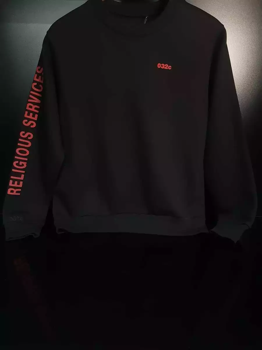032C SWEATSHIRT BLACK. eBay