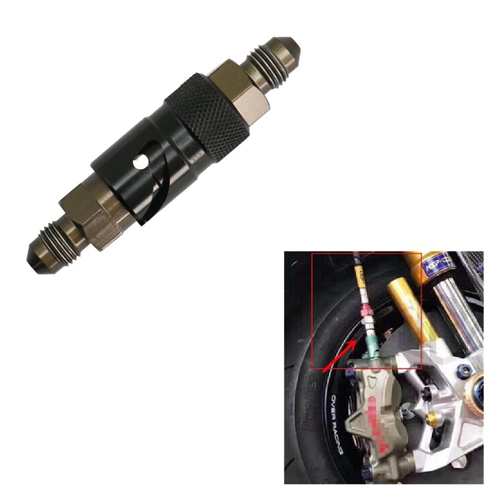 Black AN3 Quick Release Disconnect Dry Break Coupling Fitting Connector