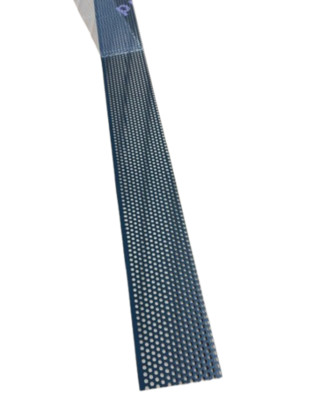 Lochblech Lochblechstreifen Streifenblech Alu anthrazit  0,8 mm stark 2 m lang