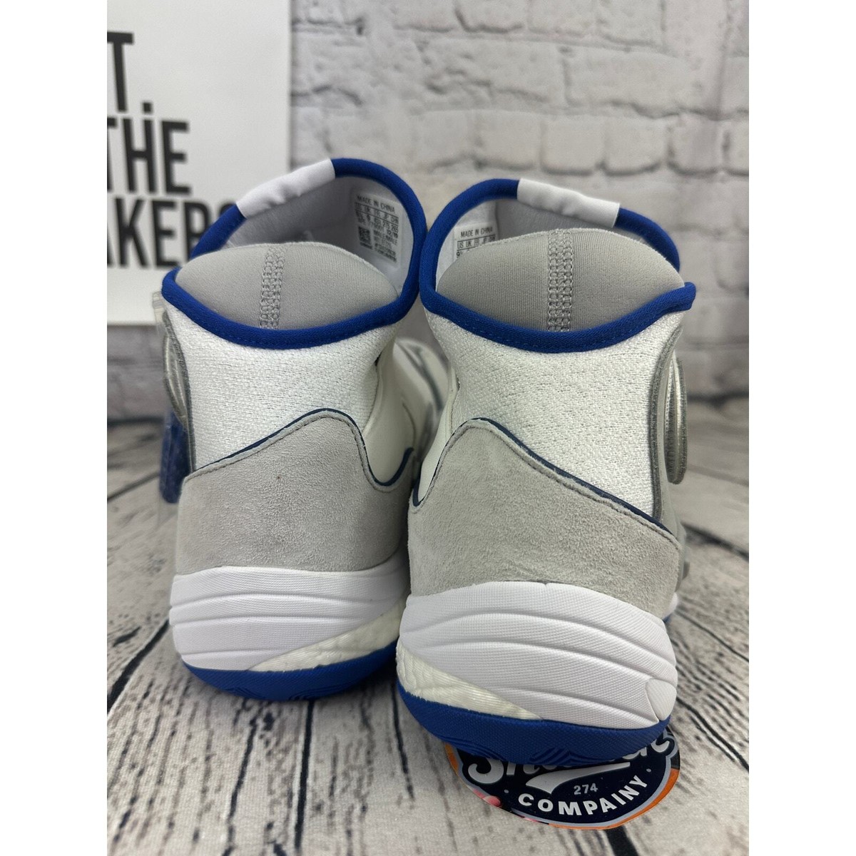 Adidas Samba x Human Race Crazy BYW 0 to 60 Mens 9.5 Blue Gray Sneakers Shoes Adidas Samba x Human Race Crazy BYW 0 to 60 Mens 9.5... | Depop main image 3