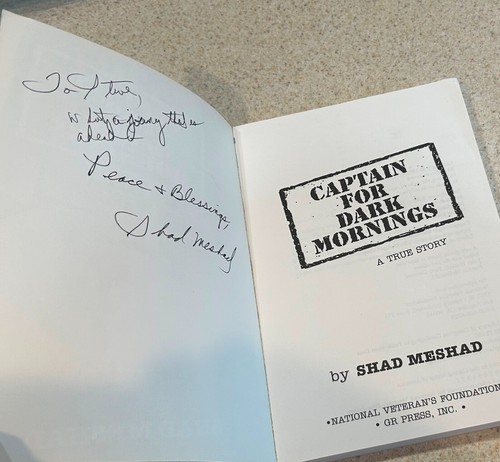 Shad MESHAD -- Captain For Dark Mornings (Vietnam) -- 1994 SIGNED 1st Ed TPB - Picture 3 of 3