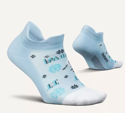 NWT Women's Feetures Elite No Show Frosty Blue Limited Edition Socks Sz: S - Picture 6 of 6