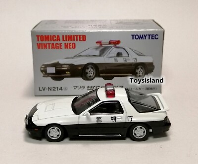 Tomica Limited Vintage NEO LV-N214a MAZDA SAVANNA RX-7 Police Car