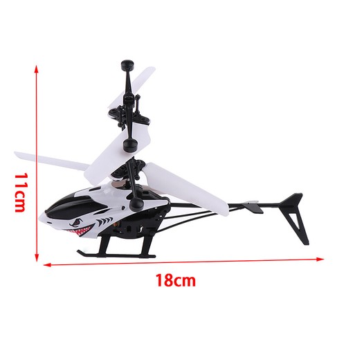 Two-Channel Suspension RC Helicopter Remote Control Aircraft Toy For Children - Photo 4/13