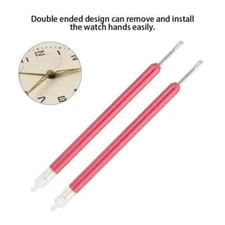 2pcs Watch Hand Presser Double Ended Watch Hour Minute Second Hand Press Setting