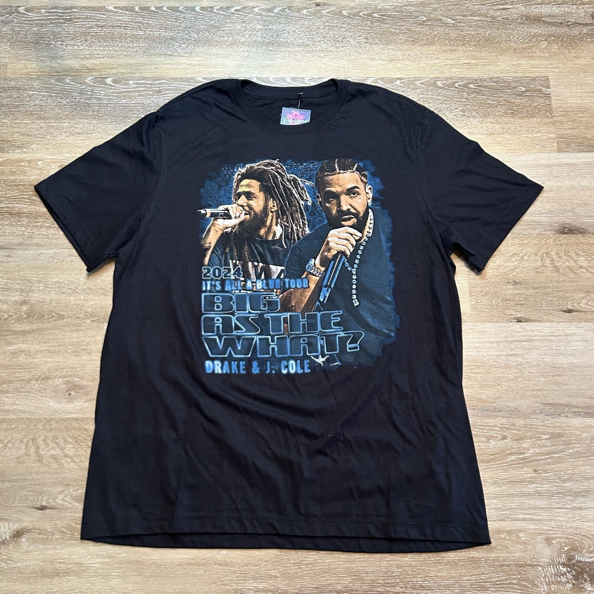 ✈ DRAKE & J. COLE BLUR TOUR (2024) Tシャツ Drake and J Cole It's All a Blur Big as the What tour